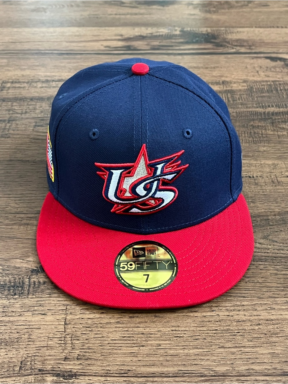 New Era Team USA World Baseball Classic Fitted Hat ‘Navy Red’ (size 7)